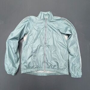 Athleta Track Jacket Women's XS Blue Full Zip Athletic Running Activewear Gym